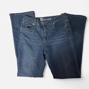 No Boundaries Women's Dark Blue Straight Leg Jeans